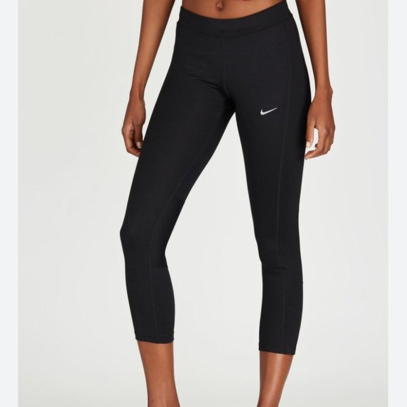 Nike Dri-fit Running Cropped Leggings - Picture 1 of 3